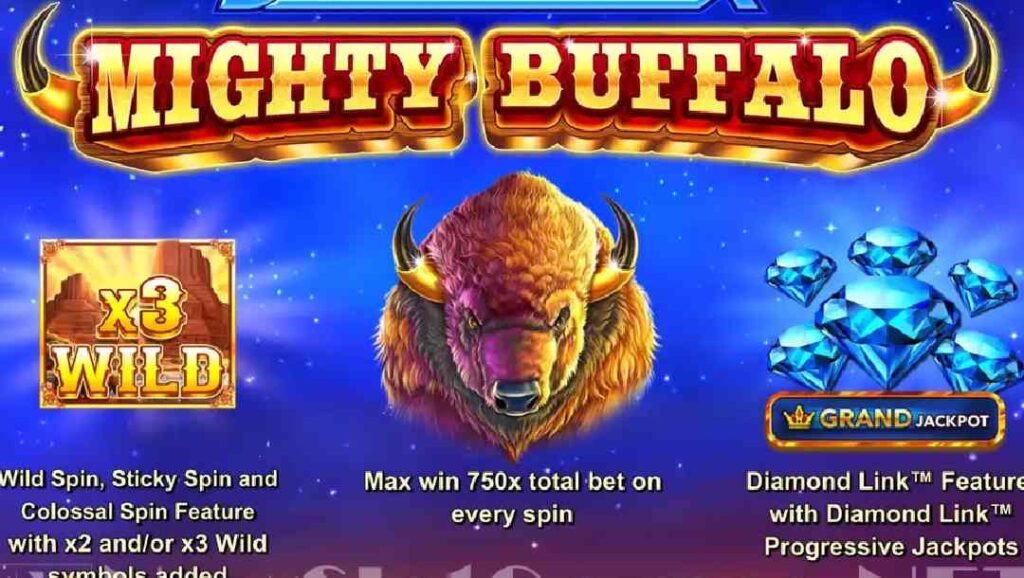 Diamond Cash Mighty Buffalo Slots